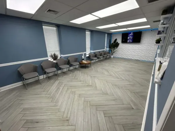 waiting room of office different angle