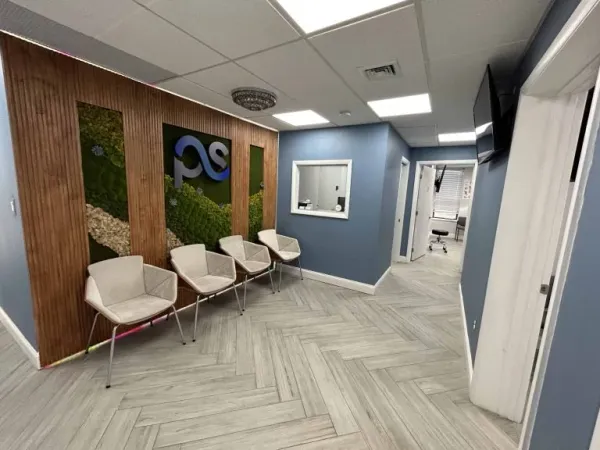 waiting room of office other side